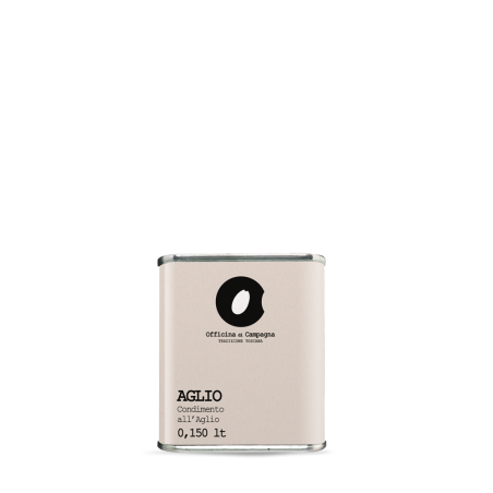 Canette d'huile d'olive aromatisé à l'ail