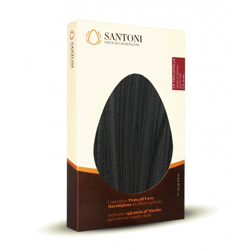 TAGLIATELLE À L'ENCRE DE SEICHE