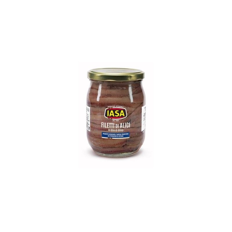 FILETS D'ANCHOIS A L'HUILE D'OLIVE 600GR