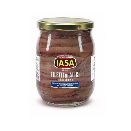 FILETS D'ANCHOIS A L'HUILE D'OLIVE 600GR