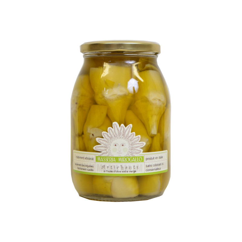 ARTICHAUTS ENTIERS à l'huile d'olive 1 KG