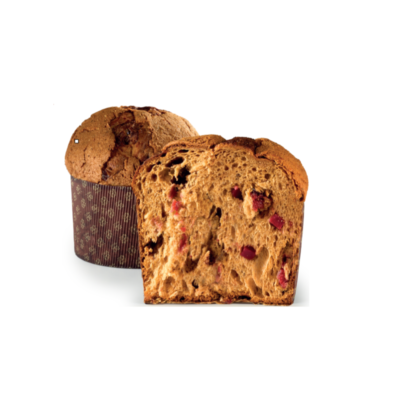 PANETTONE FRAMBOISE ET CHOCOLAT AU LAIT