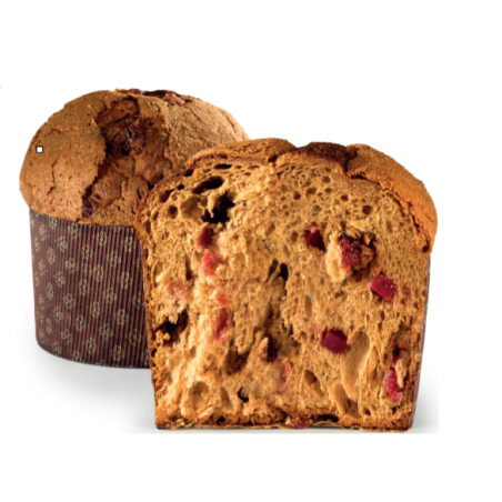 PANETTONE FRAMBOISE ET CHOCOLAT AU LAIT